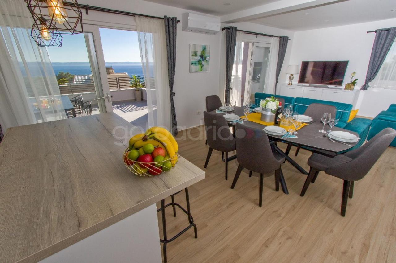 Penthouse With Panoramic View Ally Makarská Exteriér fotografie
